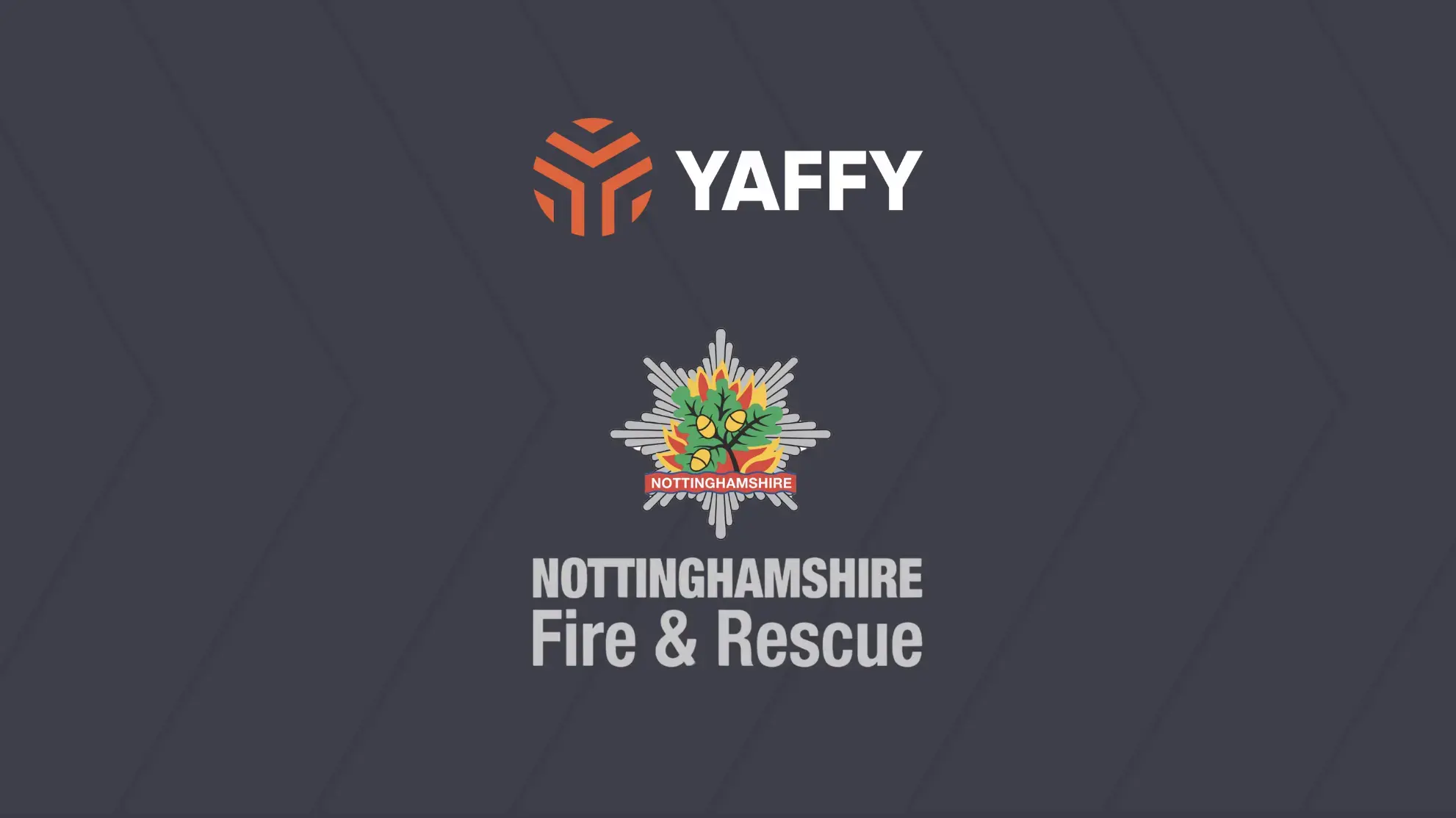 Yaffy and Nottinghamshire Fire and Rescue logos