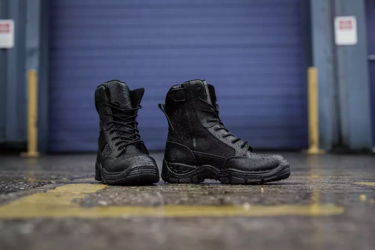 A pair of work boots
